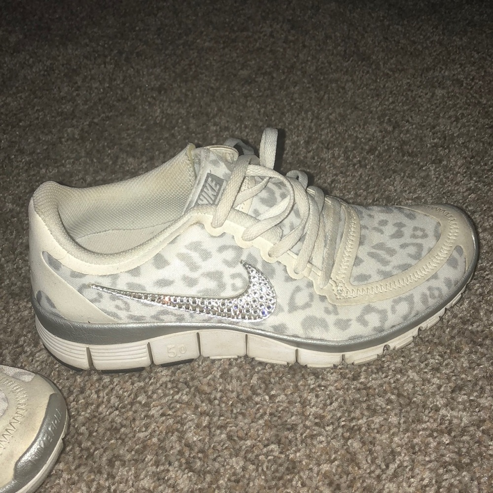 Nike swarovski crystal shoes